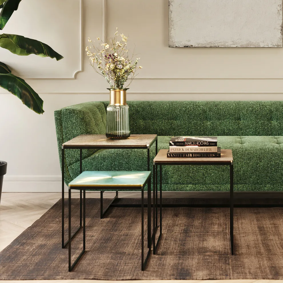 Bijzettafel Ray Vierkant (3-delig)