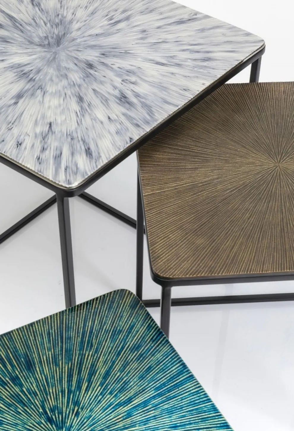 Bijzettafel Ray Vierkant (3-delig)