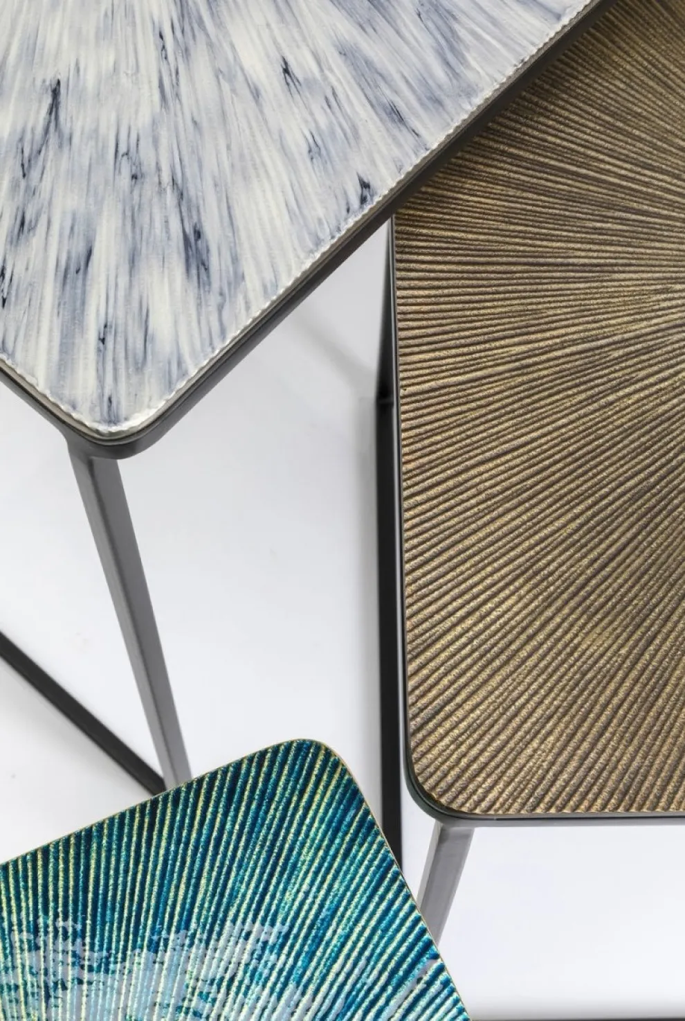 Bijzettafel Ray Vierkant (3-delig)