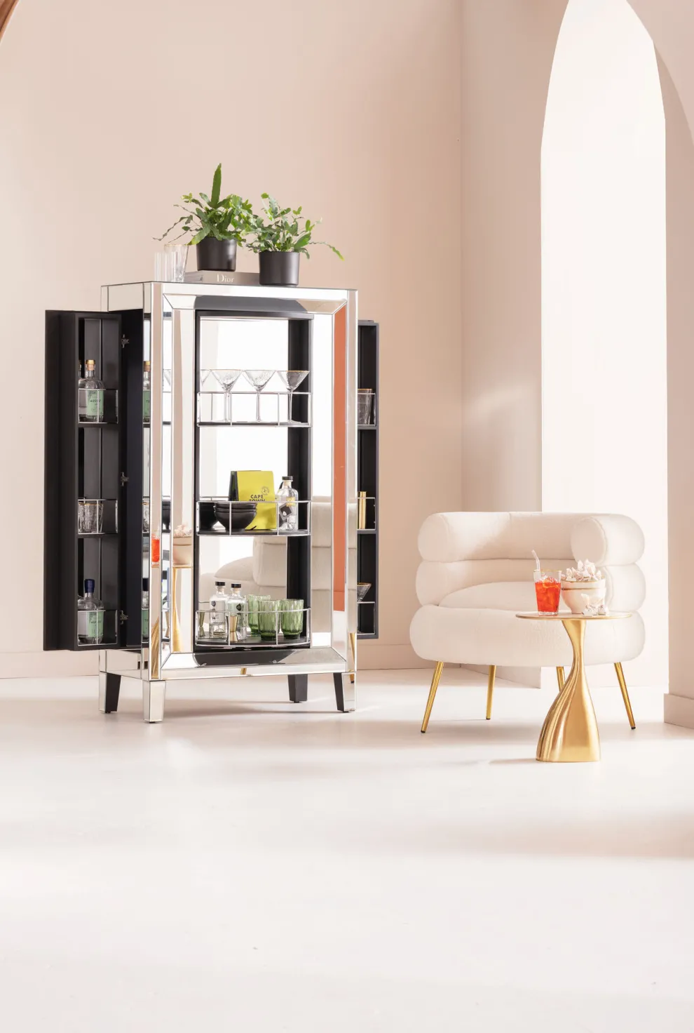 Bijzettafel Spacey Gold Ø36cm