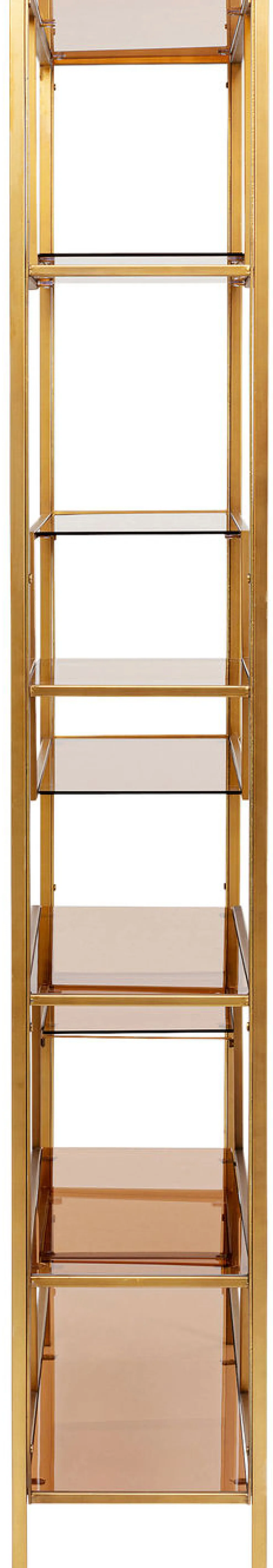 Boekenkast Loft Goud 195x115cm