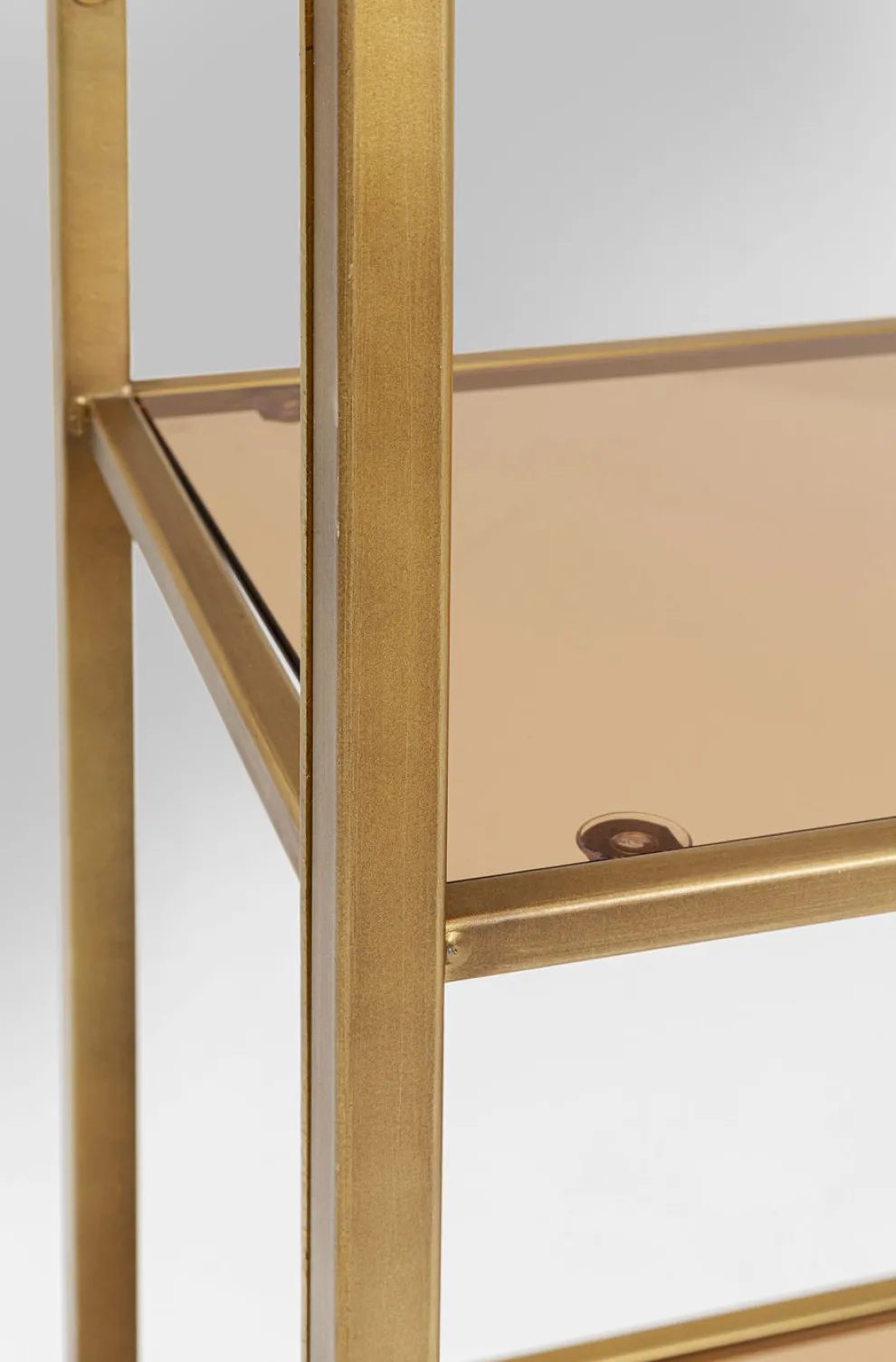 Boekenkast Loft Goud 195x115cm