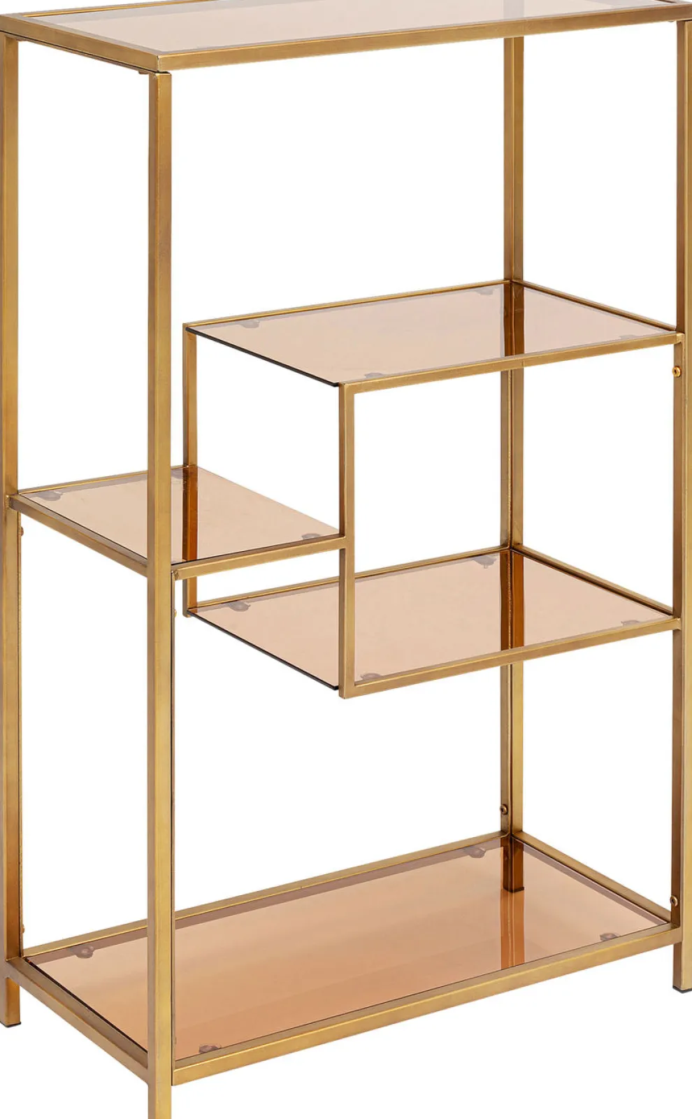 Boekenkast Loft Goud 100x60cm