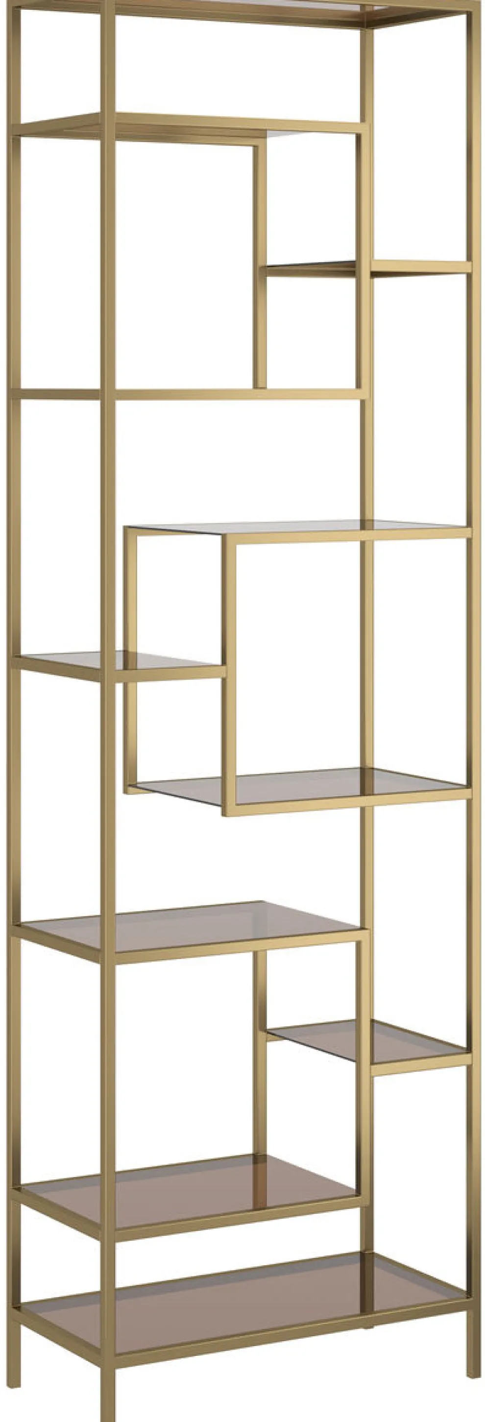 Boekenkast Loft Goud 195x60cm