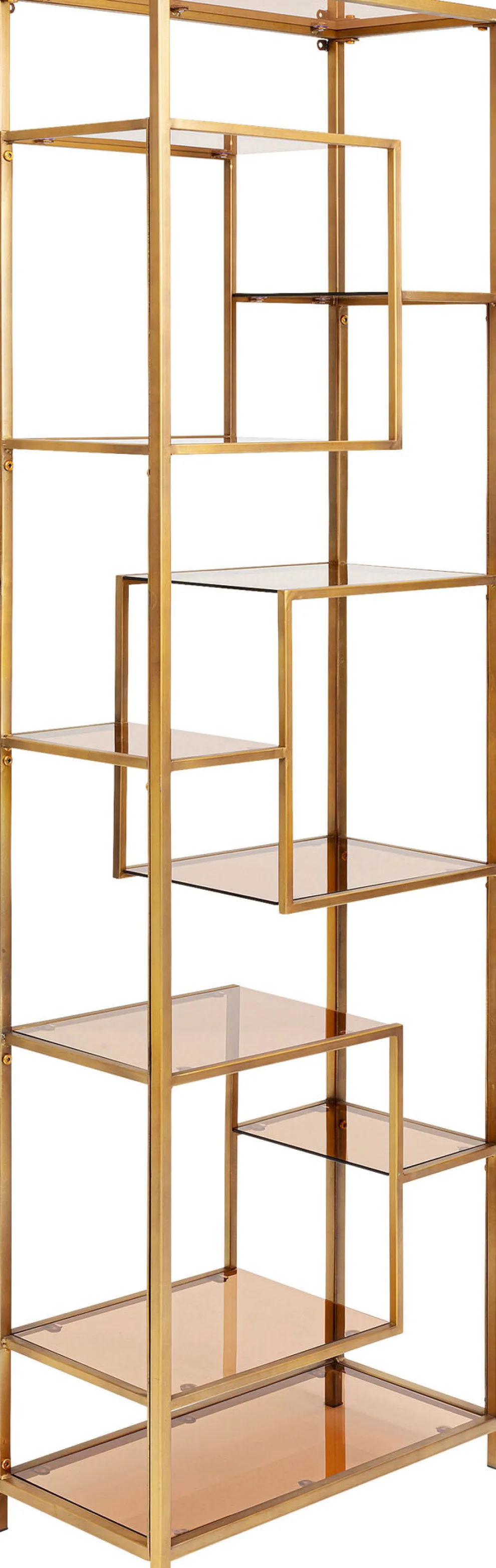 Boekenkast Loft Goud 195x60cm