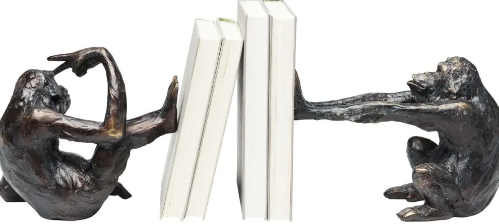 Boekensteun Aap (2-delig)