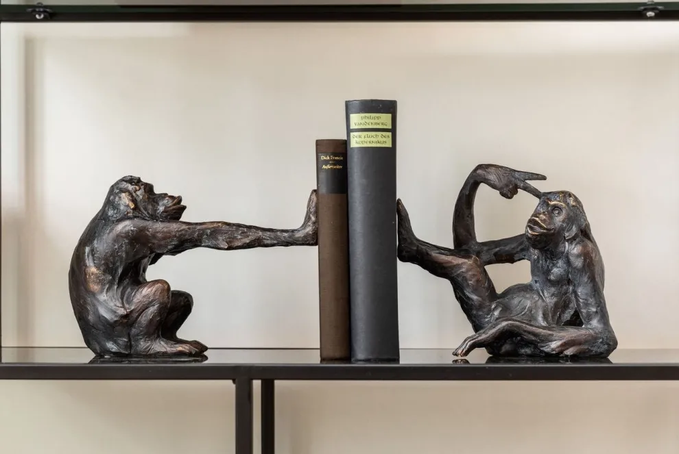 Boekensteun Aap (2-delig)