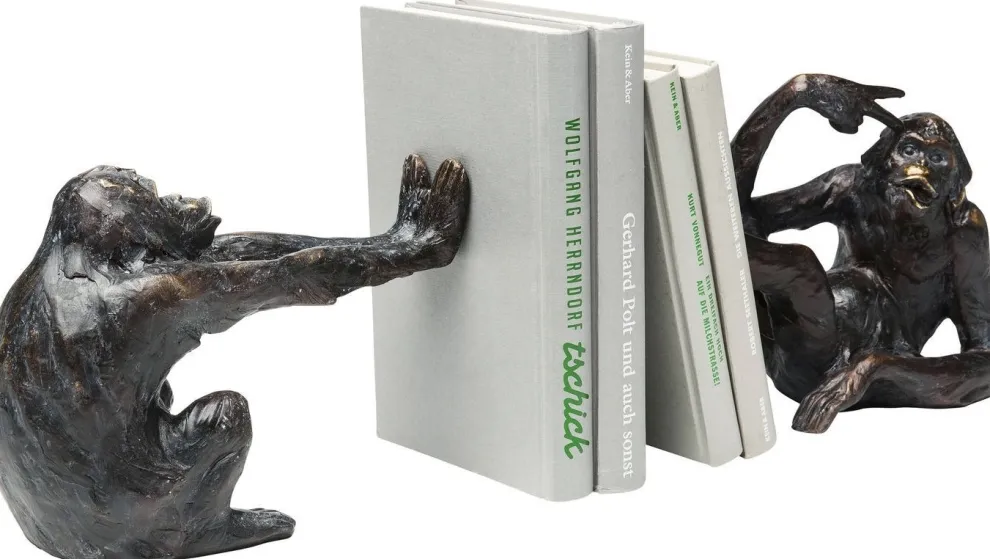 Boekensteun Aap (2-delig)