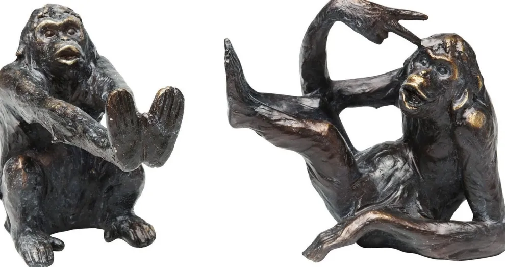 Boekensteun Aap (2-delig)