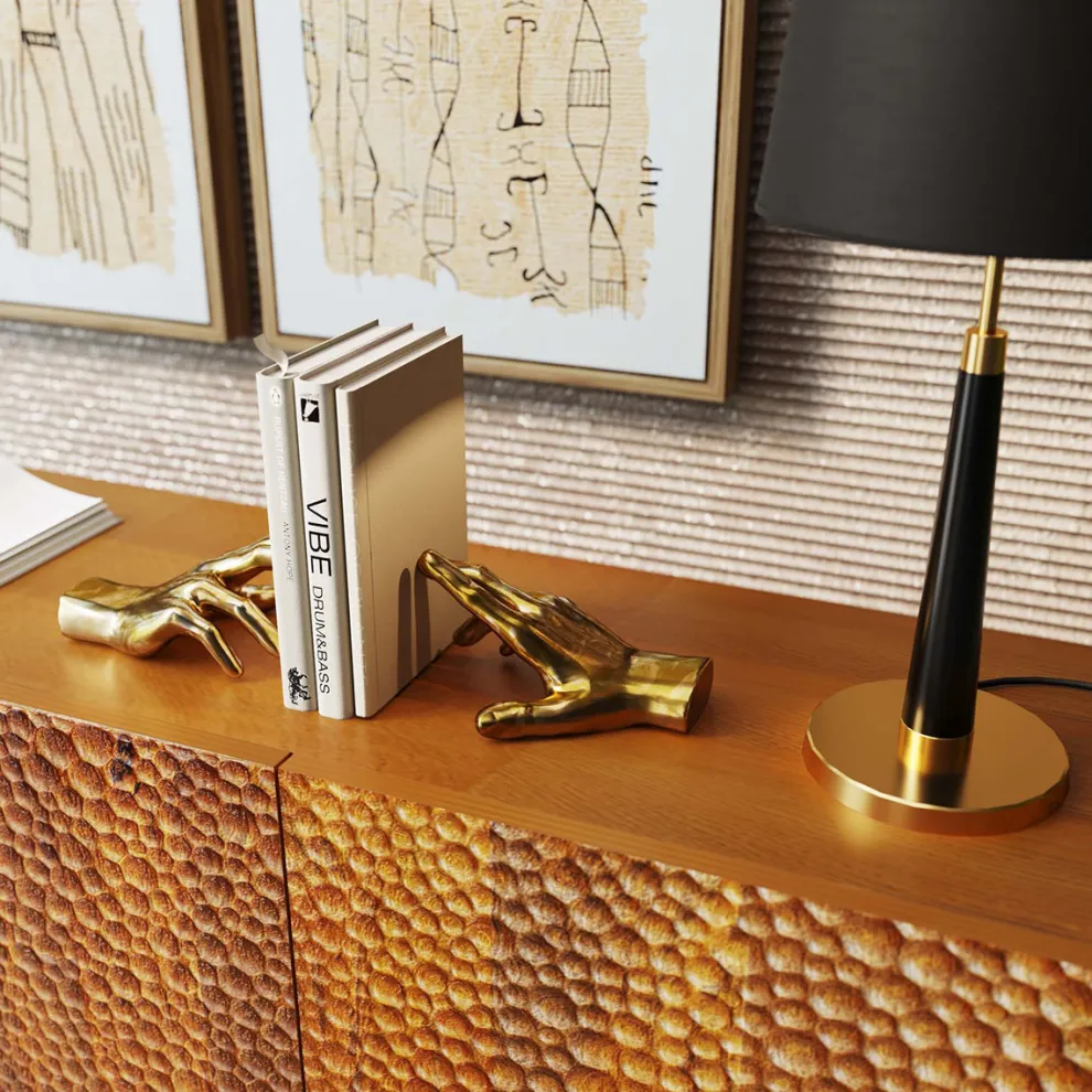 Boekensteun Holding Fingers (2-delig)