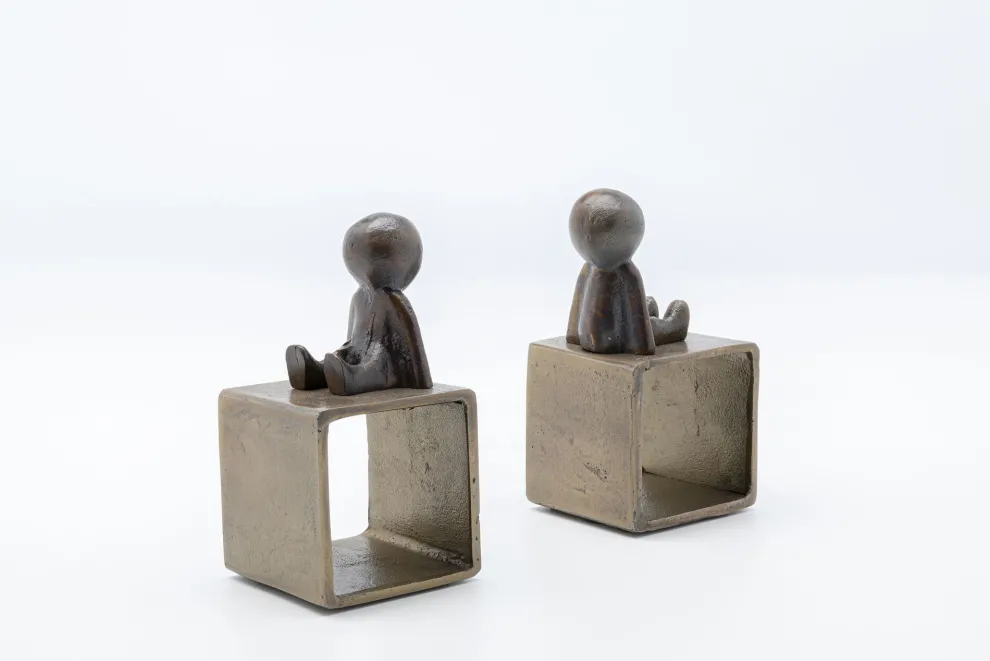 Boekensteun Little Males (Set Van 2)