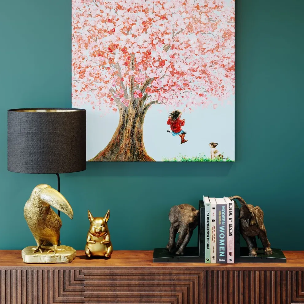 Boekensteun Olifanten 42cm (2-delig)