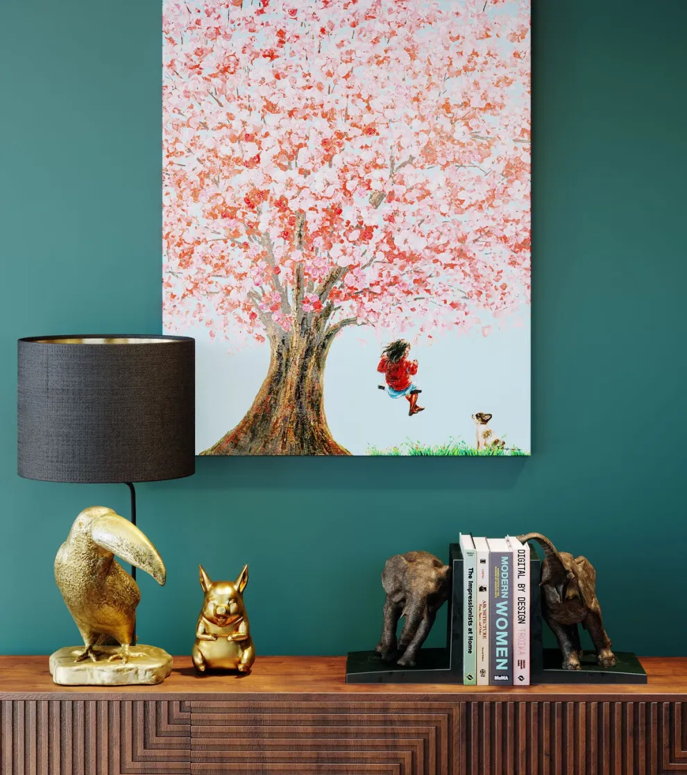 Boekensteun Olifanten 42cm (2-delig)