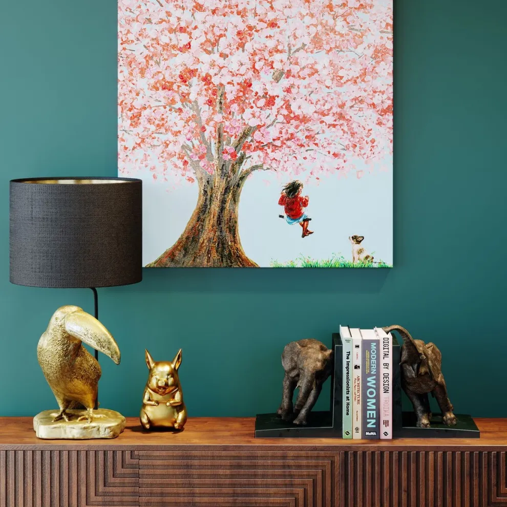 Boekensteun Olifanten 25cm (2-delig)