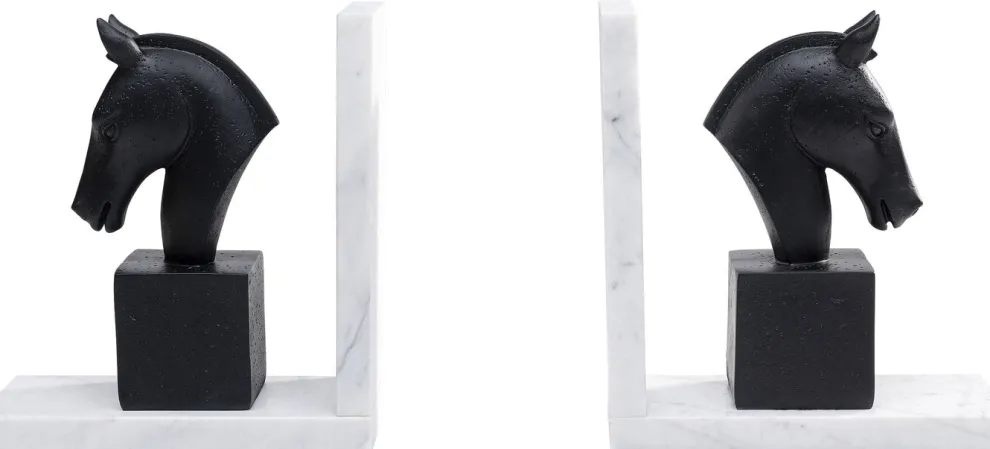 Boekensteun Paard (2-delig)