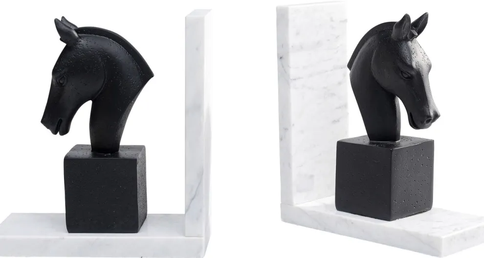 Boekensteun Paard (2-delig)