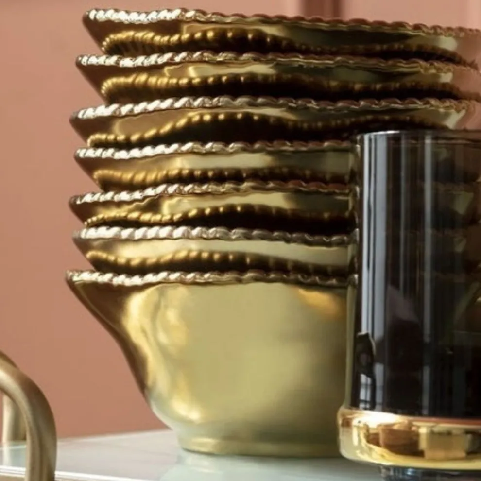 Bord Bell Goud Ø36cm