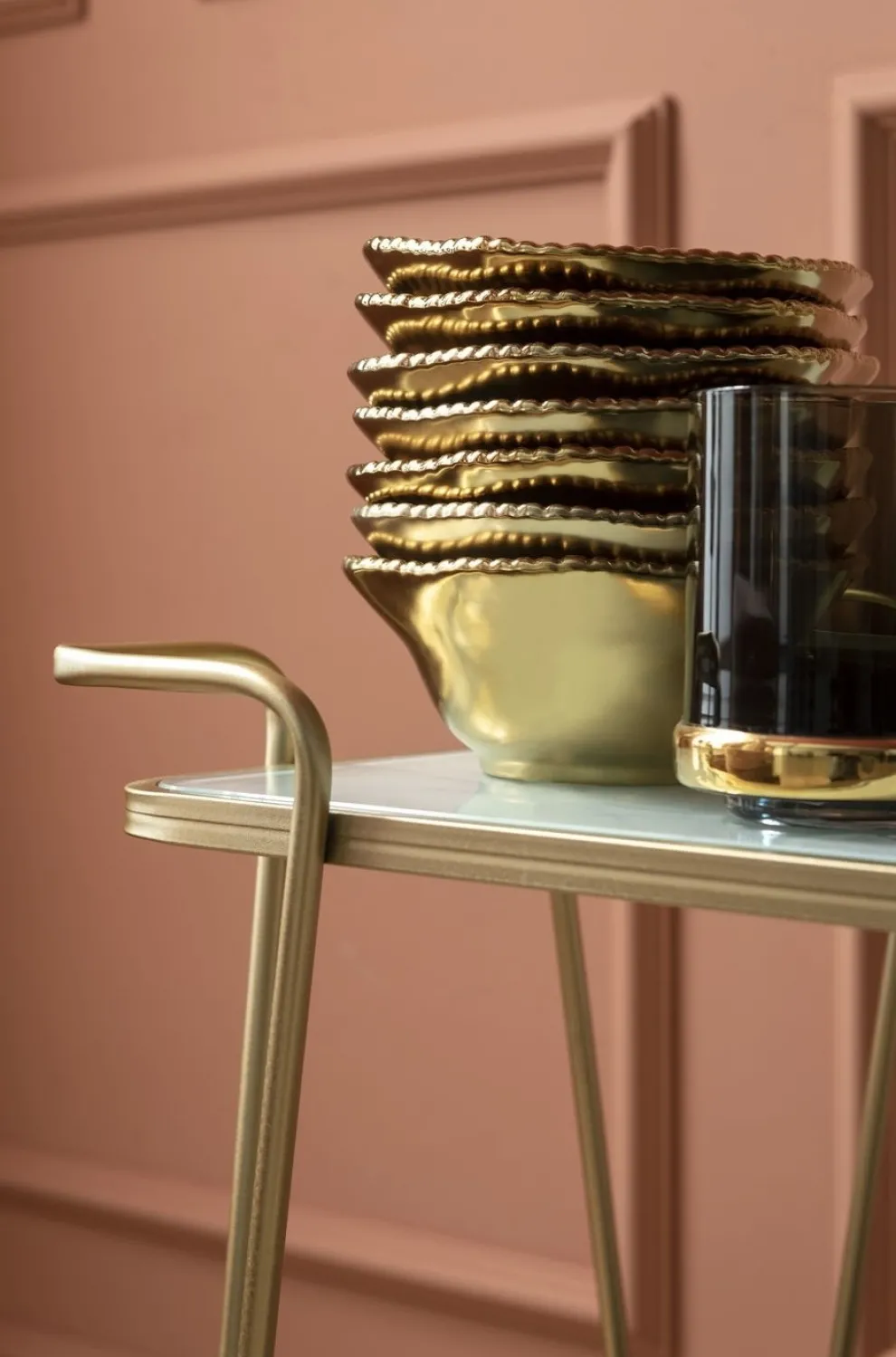 Bord Bell Goud Ø36cm