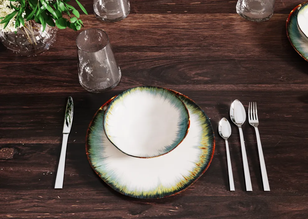 Bord Laguna Blauw Ø26cm