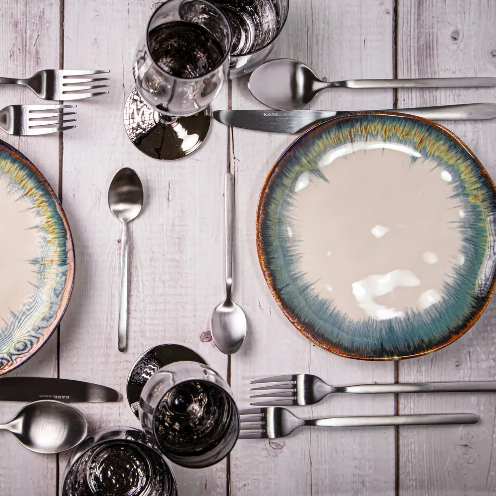 Bord Laguna Blauw Ø20cm