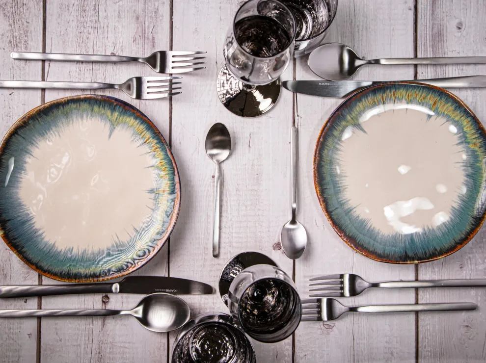 Bord Laguna Blauw Ø20cm