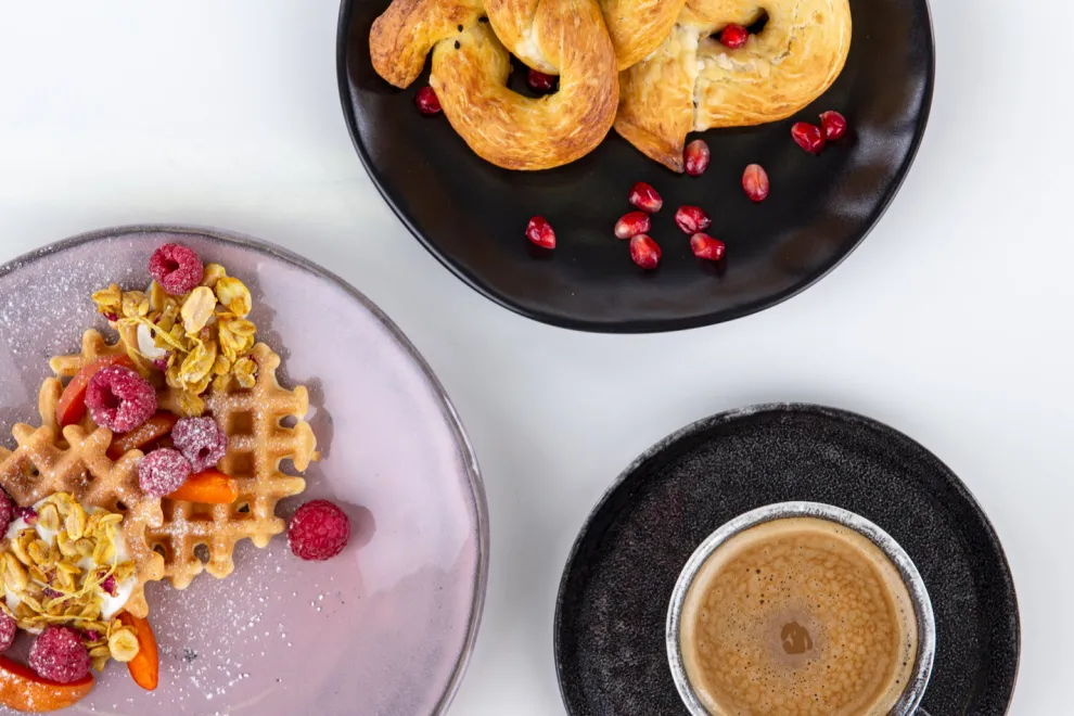 Bord Organic Zwart Ø26cm