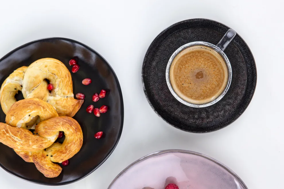 Bord Organic Zwart Ø26cm