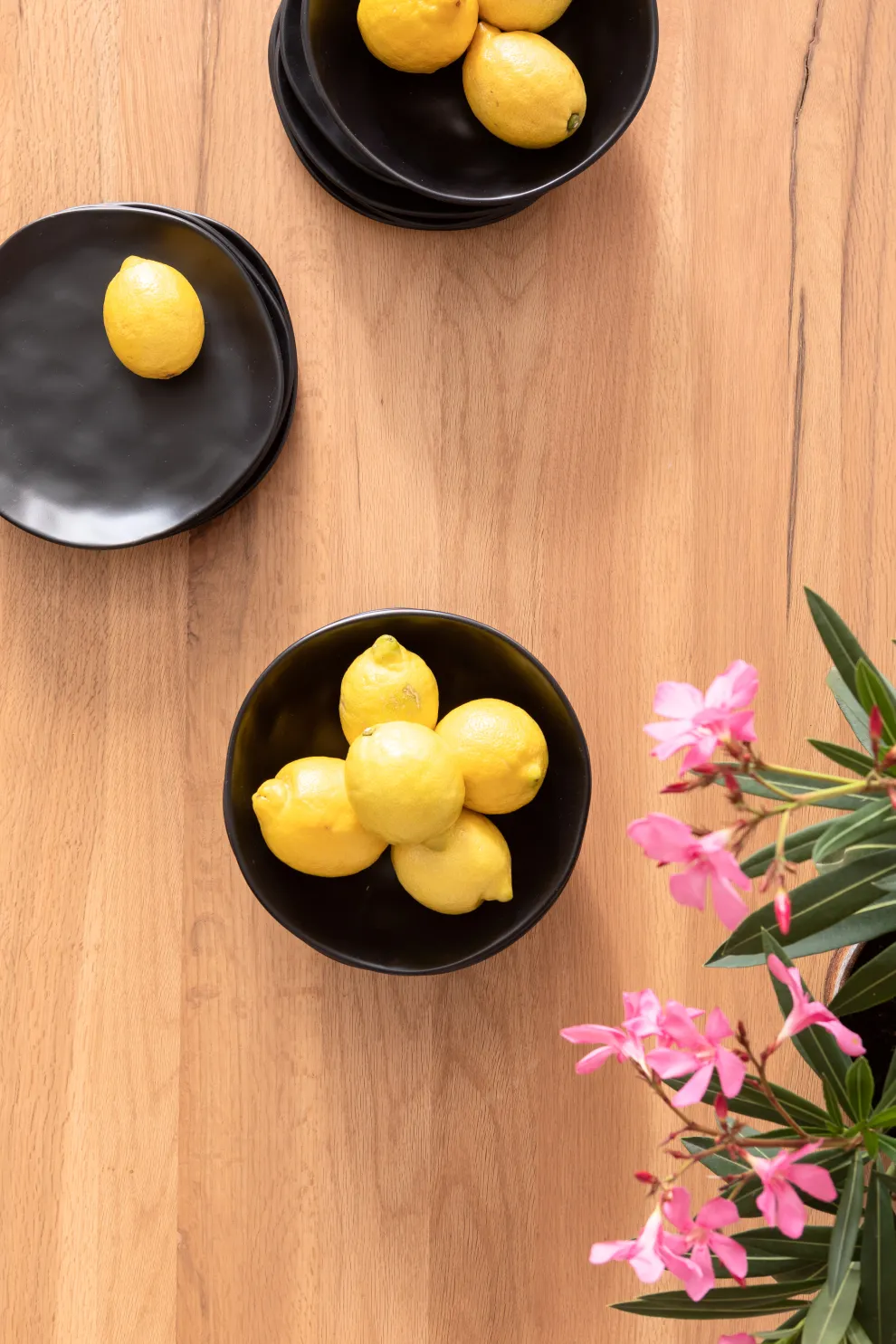 Bord Organic Zwart Ø20cm