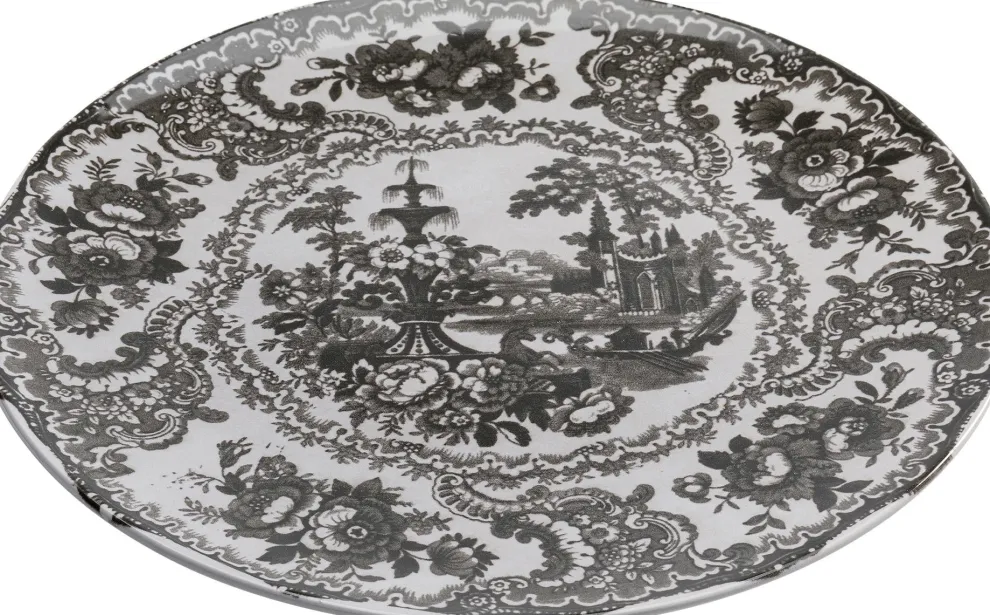 Bord Sakura Grijs Ø22cm