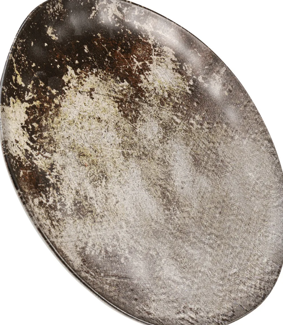 Bord Savannah Brown/Grey Matt Ø20cm