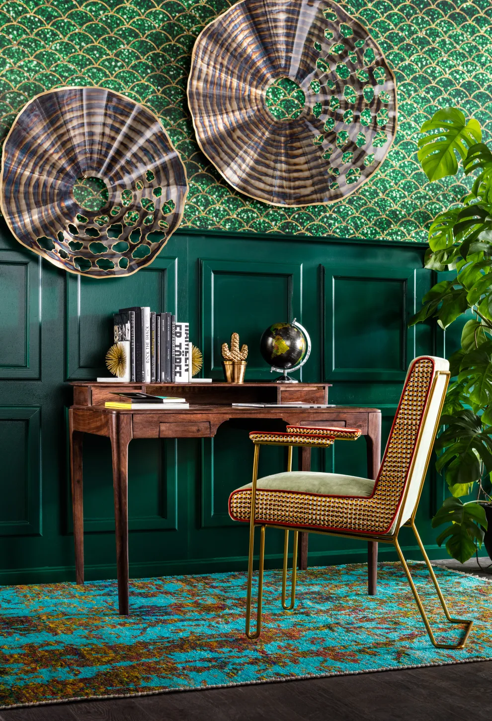 Bureau Brooklyn Walnut 110x70cm