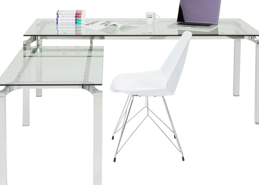 Bureau Lorenco Chrom Winkelcombi 210x180cm