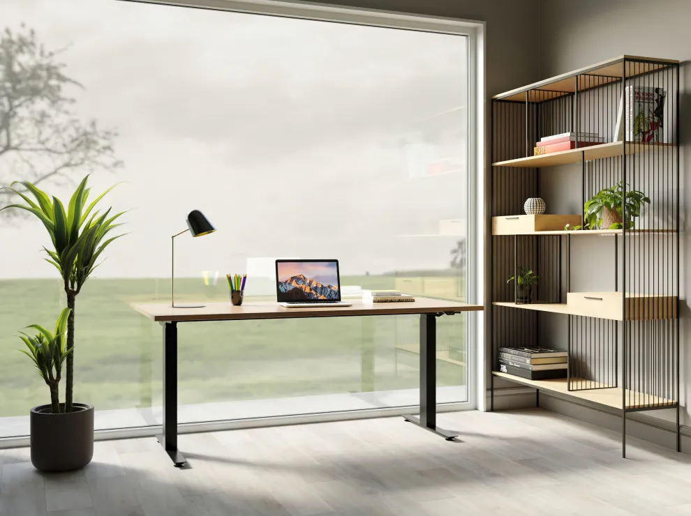 Bureau Office Jackie Eik Zwart 160x80cm