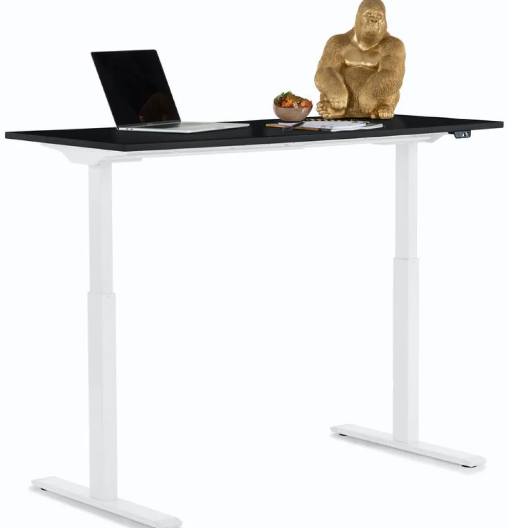 Bureau Office Smart Wit Zwart 140x60cm