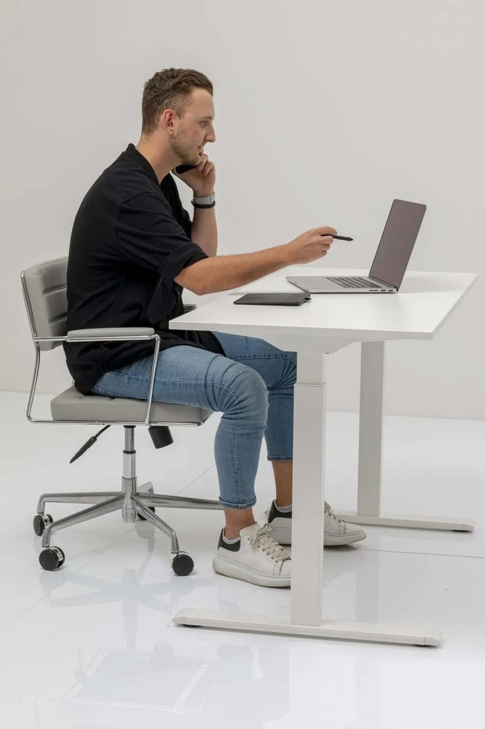 Bureau Office Smart Wit Wit 120x60cm