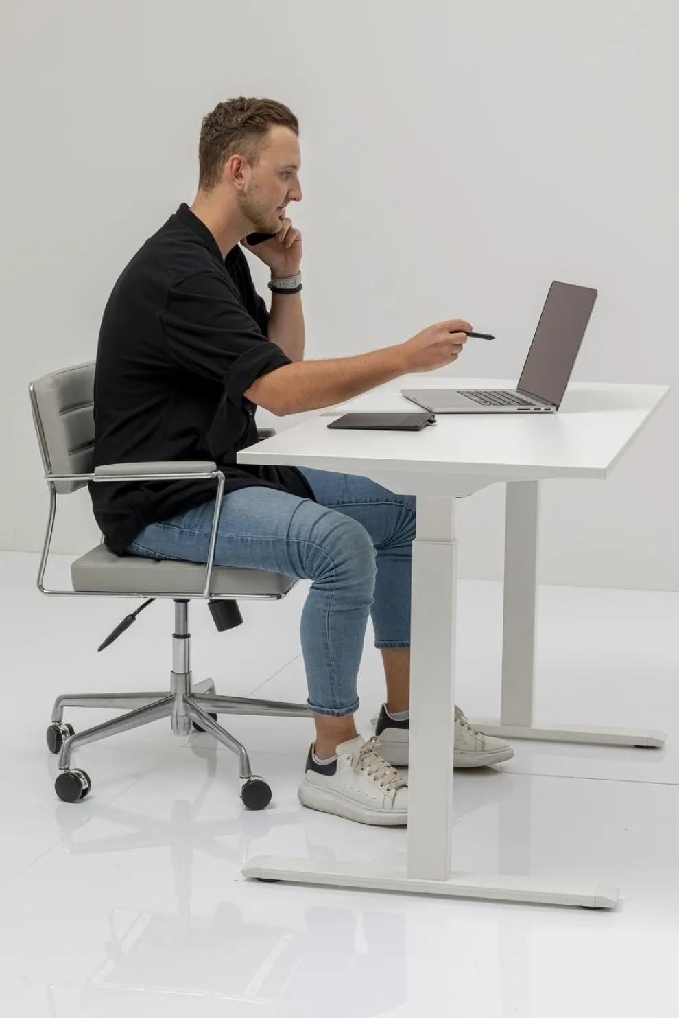 Bureau Office Smart Wit Wit 140x60cm