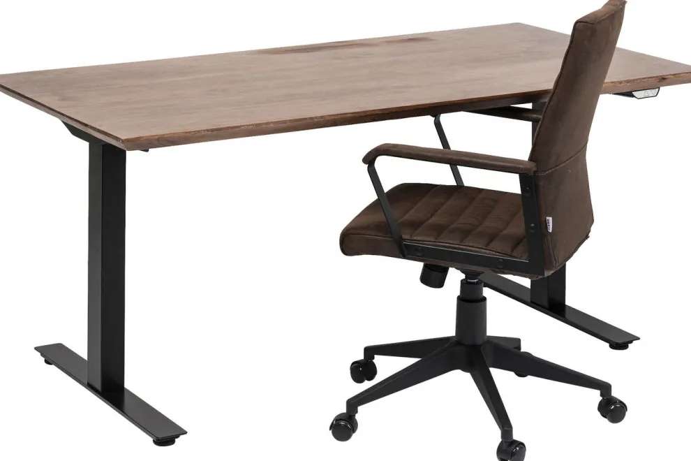 Bureau Office Symphony Donker Zwart 160x80cm
