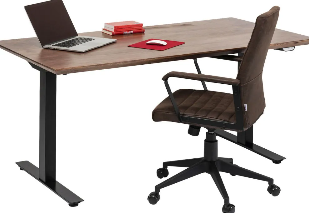 Bureau Office Symphony Donker Zwart 160x80cm