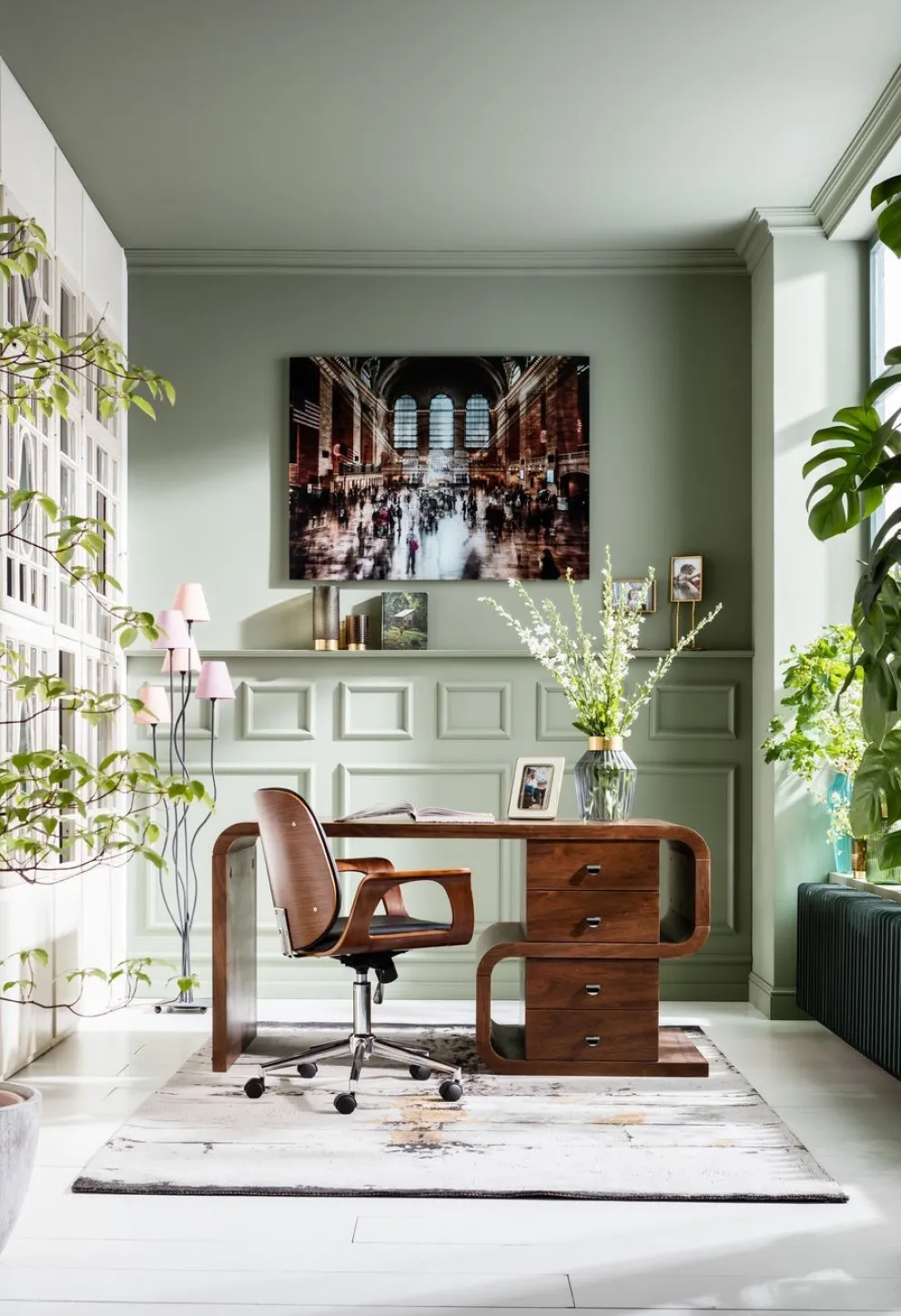 Bureau Soft Snake Walnut 150x70cm