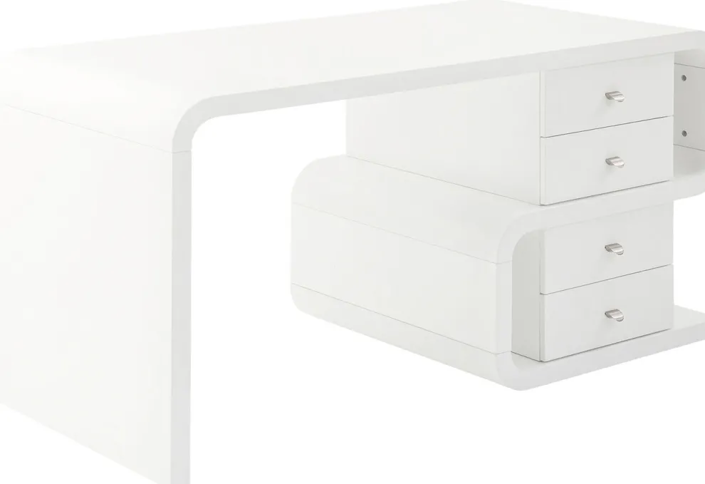 Bureau White Club Snake 150x70cm