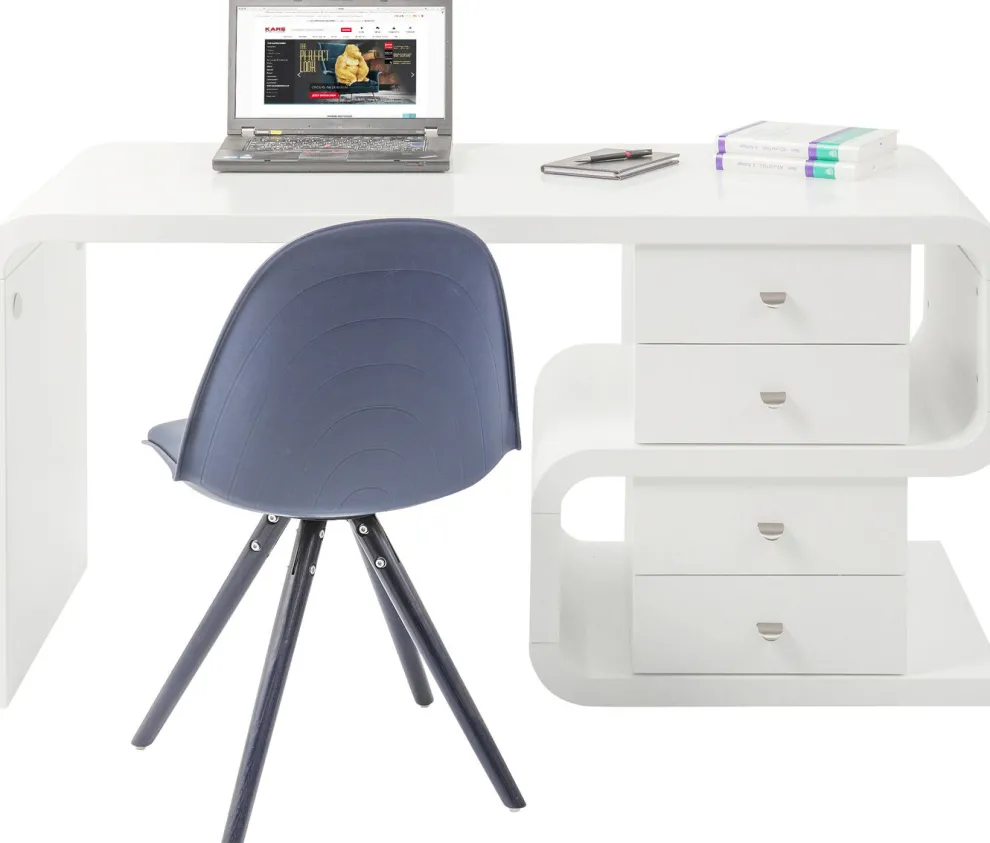 Bureau White Club Snake 150x70cm