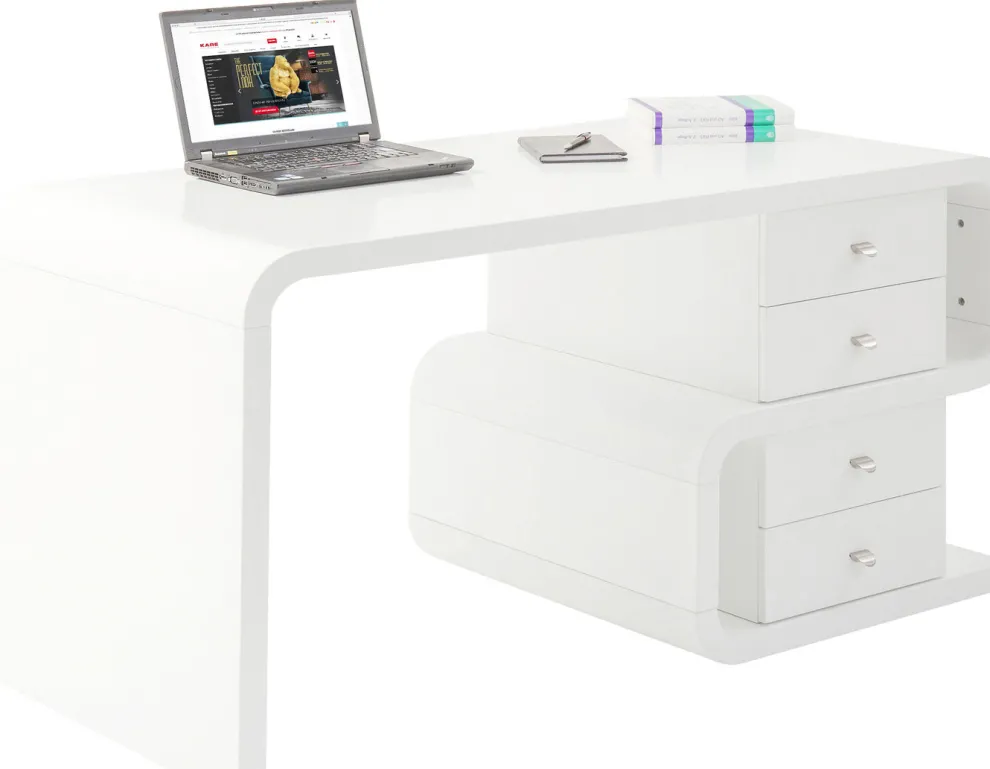 Bureau White Club Snake 150x70cm