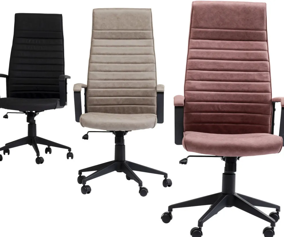 Bureaustoel Labora Hoog Pebble