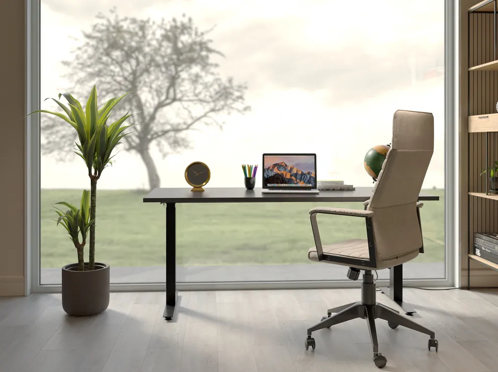 Bureaustoel Labora Hoog Pebble