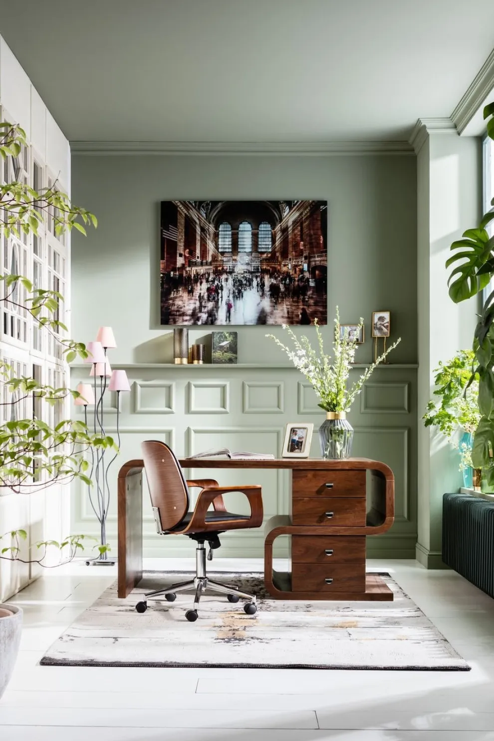 Bureaustoel Patron Walnoot