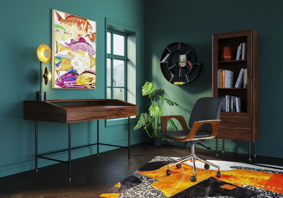 Bureaustoel Patron Walnoot