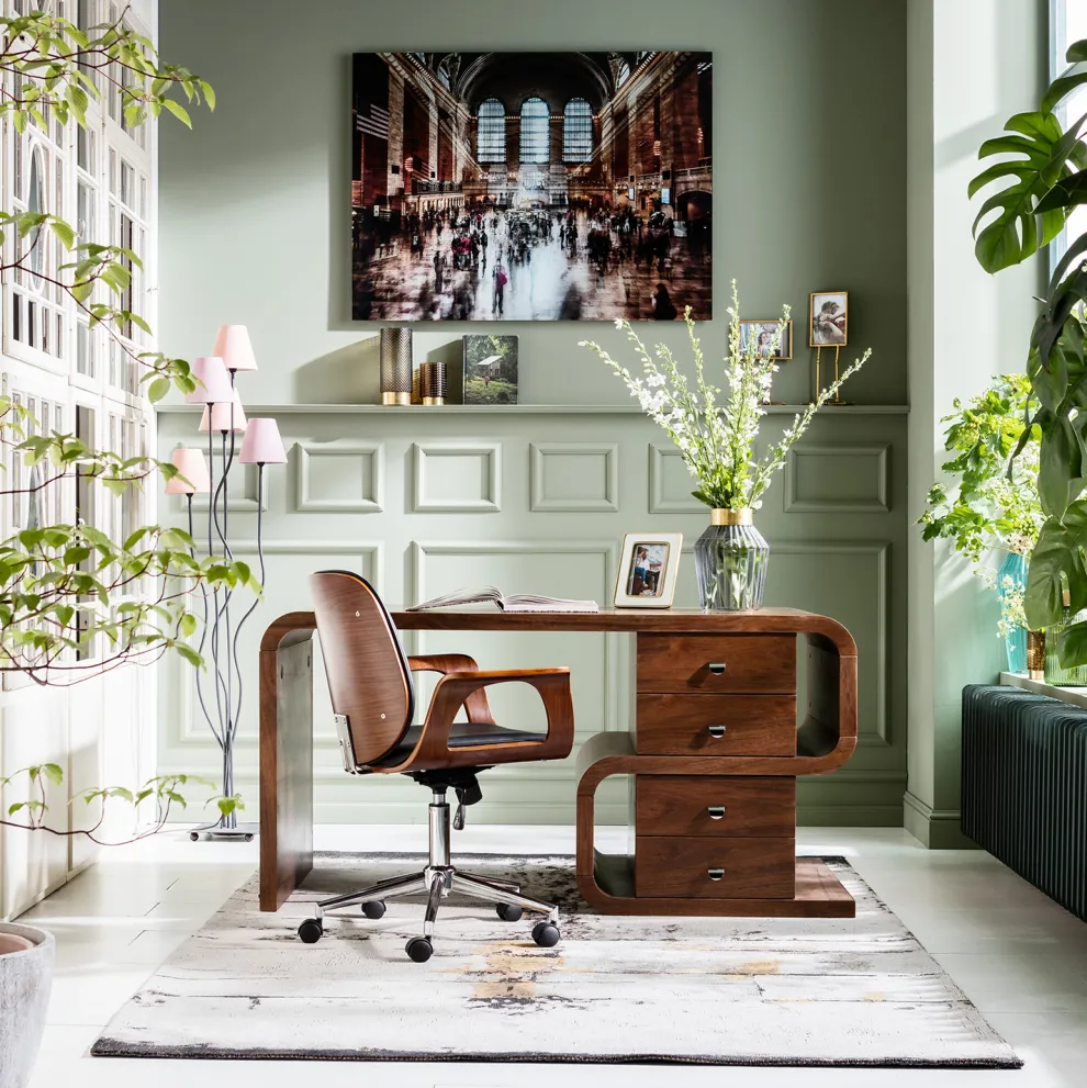 Bureaustoel Patron Walnoot