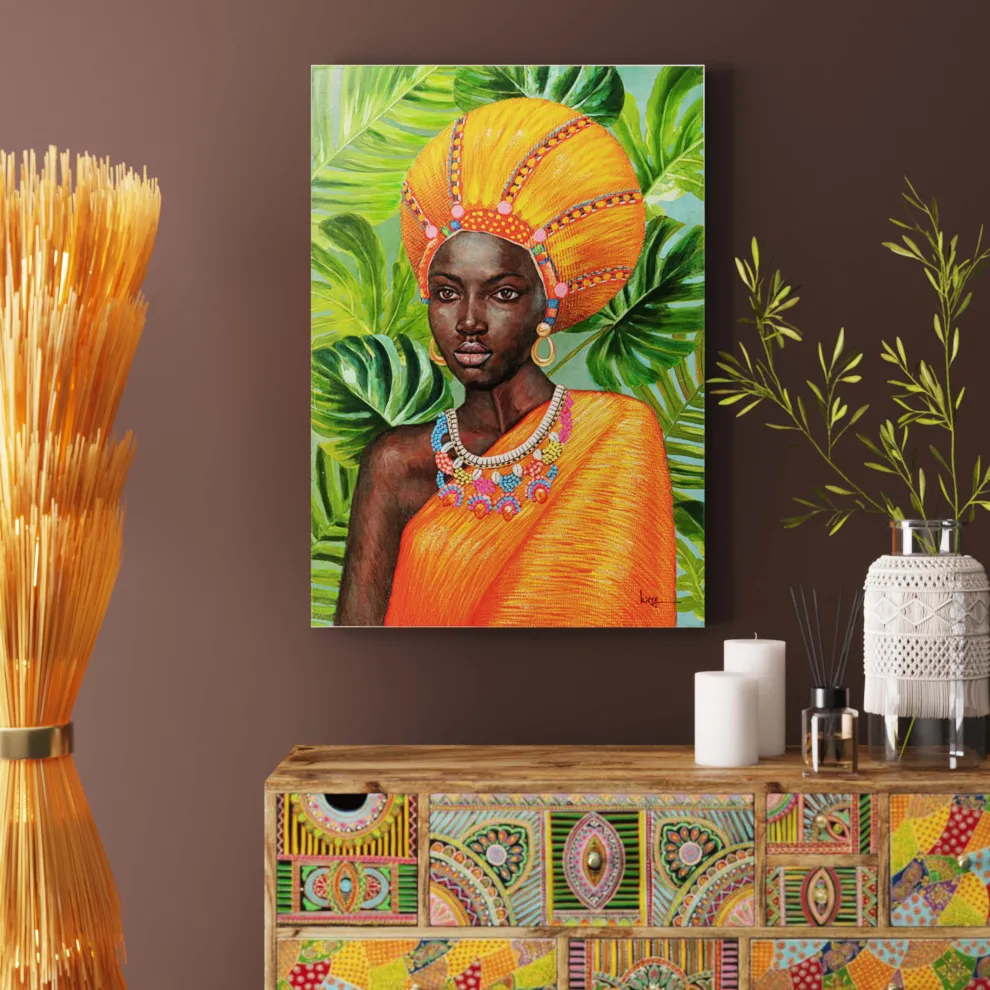 Canvas African Beauty 70x100cm
