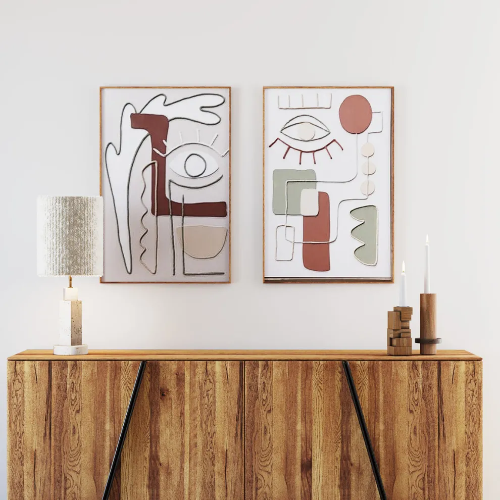 Canvas Art Eye Left 60x90cm