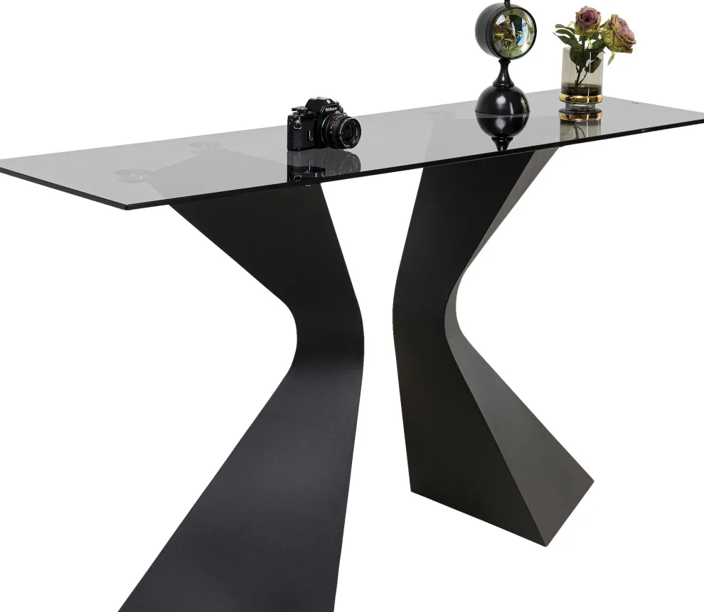 Console Gloria Zwart 140x81cm
